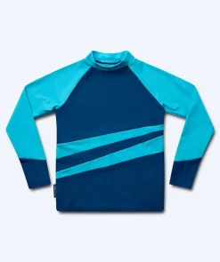 New Watery UV-trøje til børn - Manami Langærmet Rashguard - Atlantic Blue