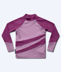 Discount Watery UV-trøje til børn - Manami Langærmet Rashguard - Atlantic Purple