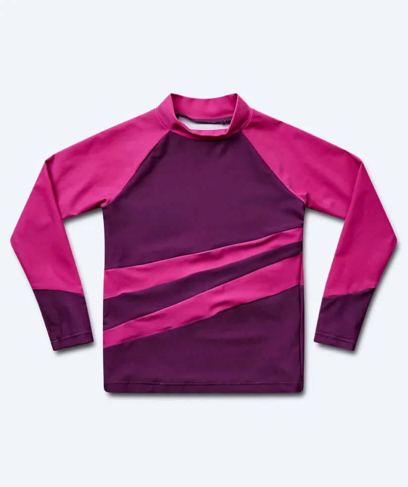 Best Watery UV-trøje til børn - Manami Langærmet Rashguard - Lilla