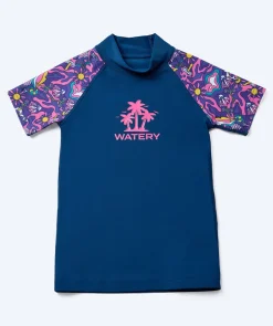 Best Watery UV-trøje til børn - Osiris Kortærmet Rashguard - Multi/mørkeblå