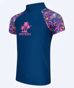 Best Watery UV-trøje til børn - Osiris Kortærmet Rashguard - Multi/mørkeblå