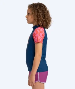 Hot Watery UV-trøje til børn - Osiris Kortærmet Rashguard - Pink/mørkeblå