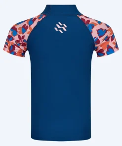 Discount Watery UV-trøje til børn - Osiris Kortærmet Rashguard - Lyserød/mørkeblå