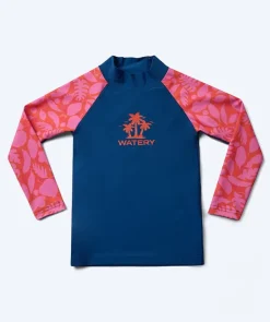 Sale Watery UV-trøje til børn - Osiris Langærmet Rashguard - Pink/mørkeblå
