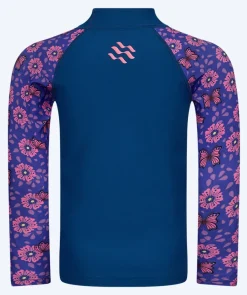Watery UV-trøje til børn - Osiris Langærmet Rashguard - Lilla/mørkeblå
