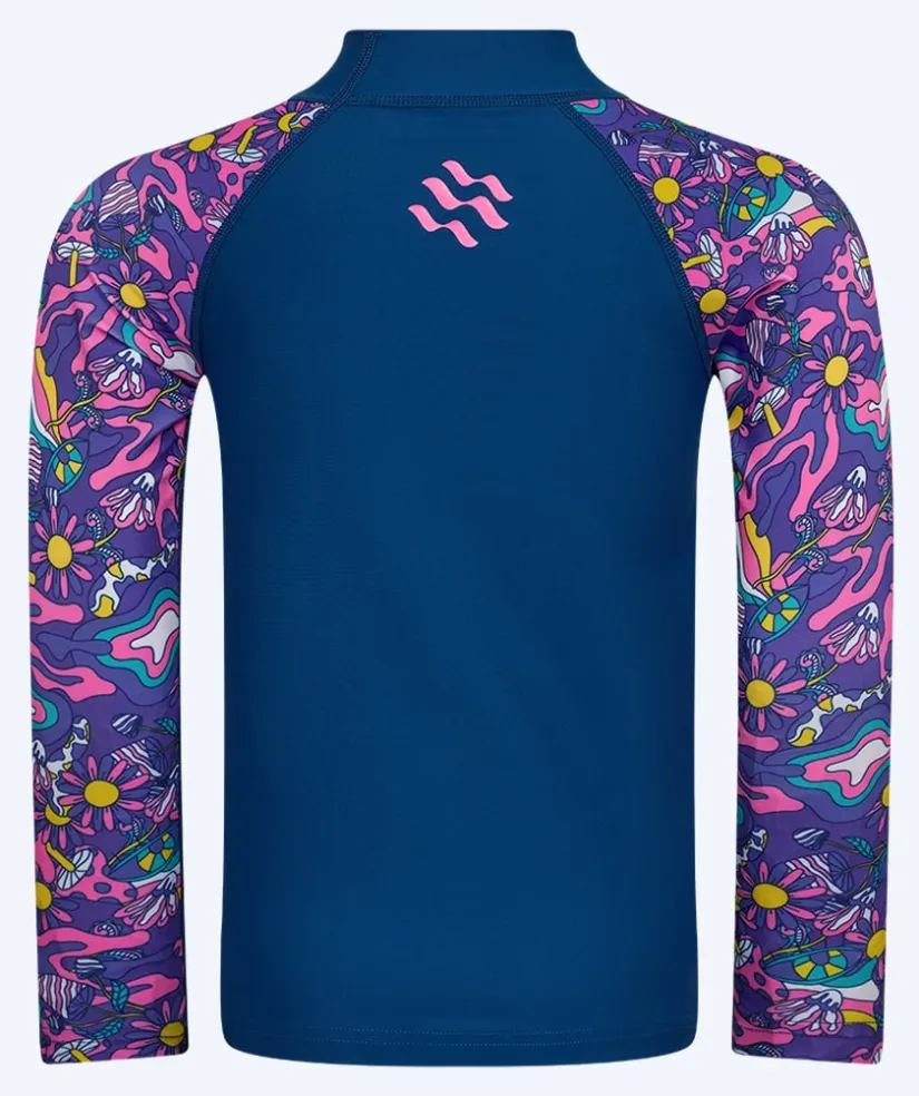 Best Watery UV-trøje til børn - Osiris Langærmet Rashguard - Multi/mørkeblå