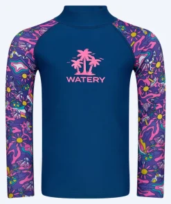Best Watery UV-trøje til børn - Osiris Langærmet Rashguard - Multi/mørkeblå