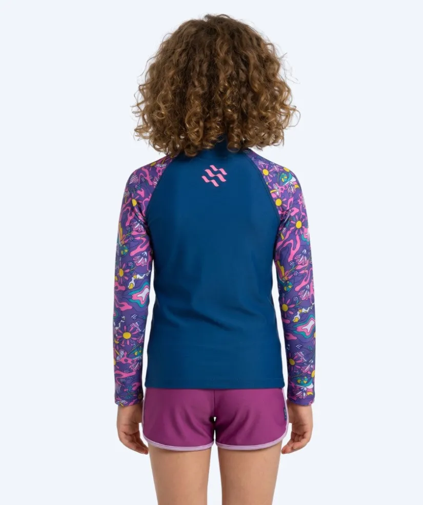 Best Watery UV-trøje til børn - Osiris Langærmet Rashguard - Multi/mørkeblå