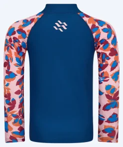 Clearance Watery UV-trøje til børn - Osiris Langærmet Rashguard - Lyserød/mørkeblå