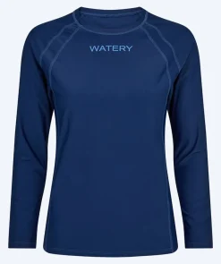 New Watery UV-trøje til damer - Remington Langærmet Rashguard - Mørkeblå