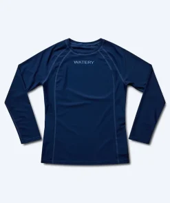 New Watery UV-trøje til damer - Remington Langærmet Rashguard - Mørkeblå