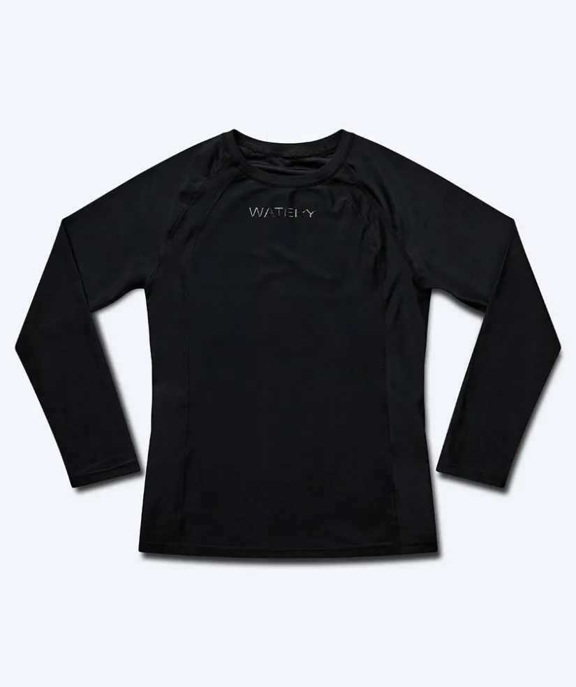 Discount Watery UV-trøje til damer - Remington Langærmet Rashguard - Sort