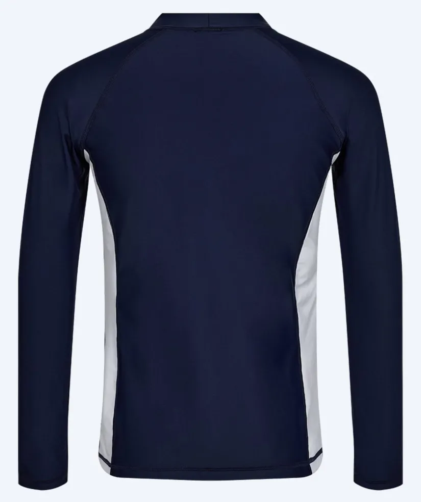 Best Watery UV-trøje til damer - Talcott Langærmet Rashguard - Mørkeblå/hvid