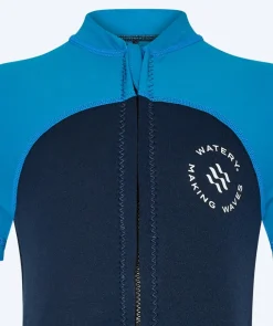 Outlet Watery UV våddragt til børn - Calypso Shorty - Mørkeblå