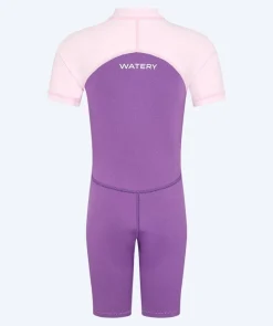Outlet Watery UV våddragt til børn - Calypso Shorty - Atlantic Purple