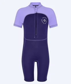 New Watery UV våddragt til børn - Calypso Shorty - Lilla