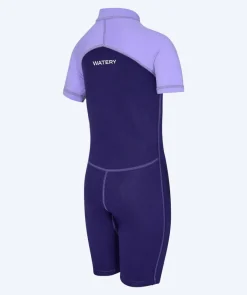 New Watery UV våddragt til børn - Calypso Shorty - Lilla