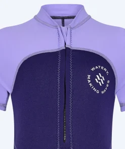 New Watery UV våddragt til børn - Calypso Shorty - Lilla