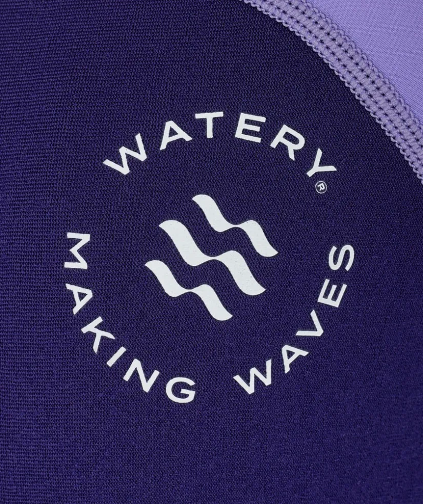 Watery UV våddragt til børn - Calypso Langærmet - Lilla