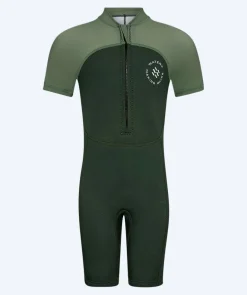 Clearance Watery UV våddragt til børn - Calypso Shorty - Grøn/lysegrøn