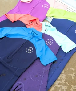 Clearance Watery UV våddragt til børn - Calypso Shorty - Grøn/lysegrøn