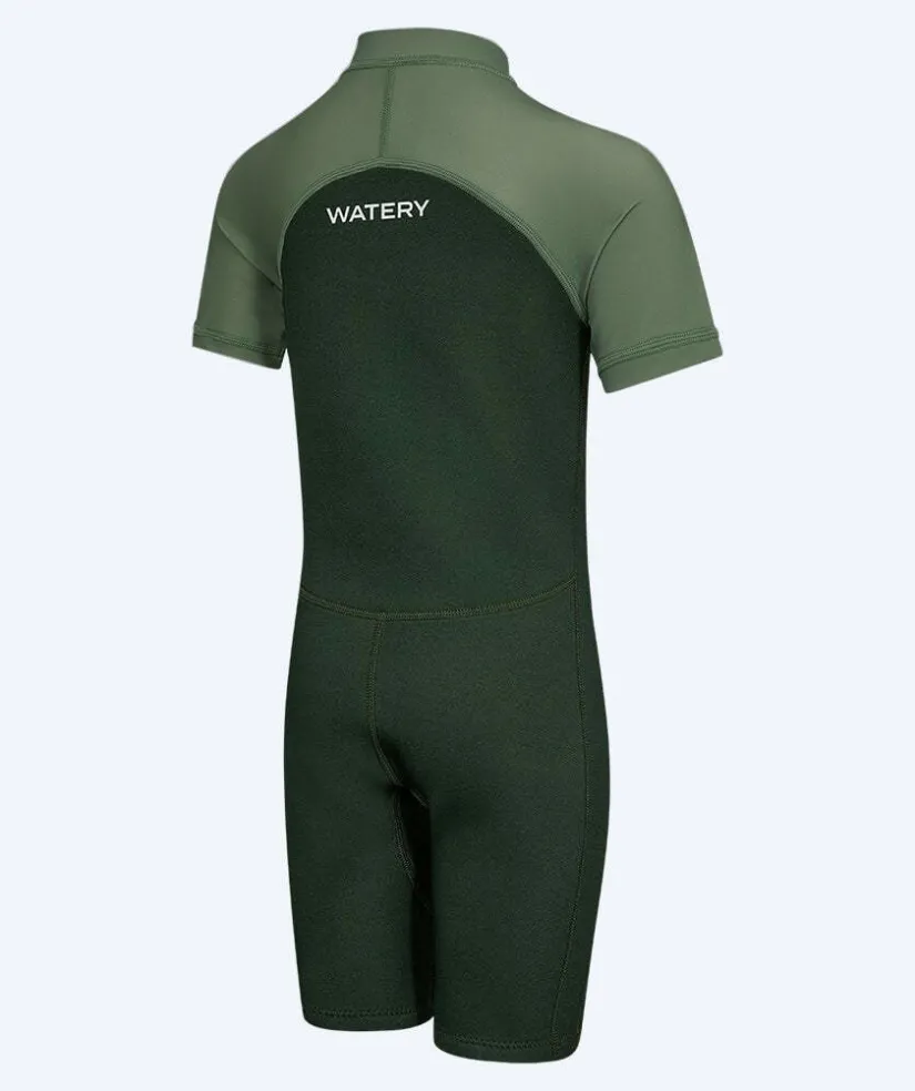 Clearance Watery UV våddragt til børn - Calypso Shorty - Grøn/lysegrøn