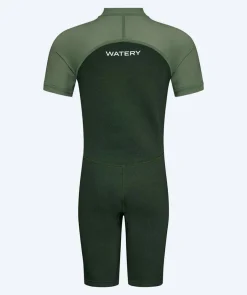 Clearance Watery UV våddragt til børn - Calypso Shorty - Grøn/lysegrøn