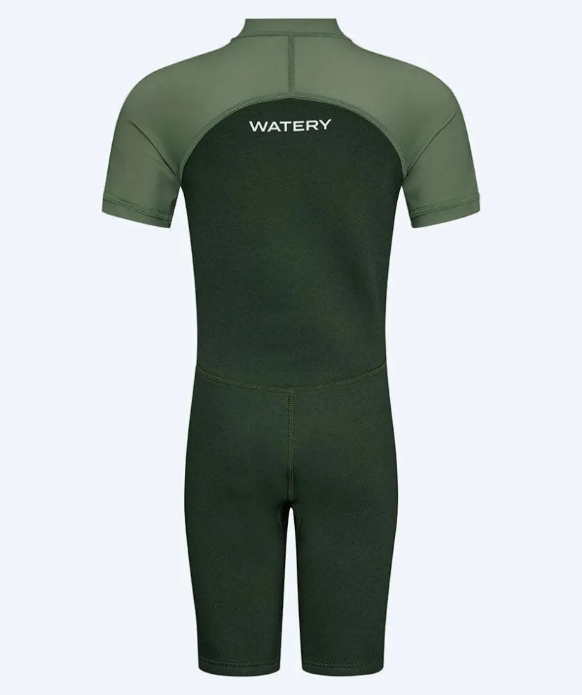 Clearance Watery UV våddragt til børn - Calypso Shorty - Grøn/lysegrøn