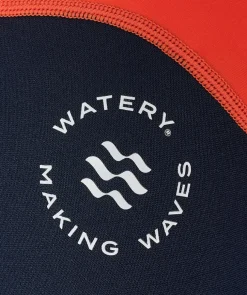 Hot Watery UV våddragt til børn - Calypso Shorty - Orange/blå