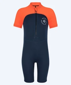 Hot Watery UV våddragt til børn - Calypso Shorty - Orange/blå