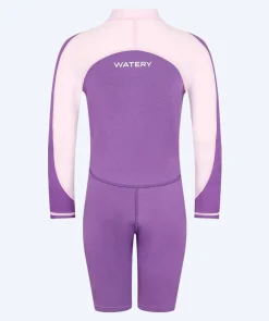 New Watery UV våddragt til børn - Calypso Langærmet - Atlantic Purple