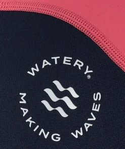 Sale Watery UV våddragt til børn - Calypso Shorty - Coral/mørkeblå