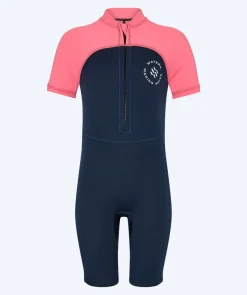 Sale Watery UV våddragt til børn - Calypso Shorty - Coral/mørkeblå
