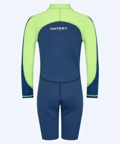 Outlet Watery UV våddragt til børn - Calypso Langærmet - Atlantic Green