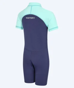 Outlet Watery UV våddragt til børn - Calypso Shorty - Atlantic Turquoise