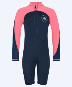 Best Watery UV våddragt til børn - Calypso Langærmet - Coral/mørkeblå