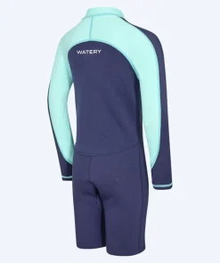 Discount Watery UV våddragt til børn - Calypso Langærmet - Atlantic Turquoise
