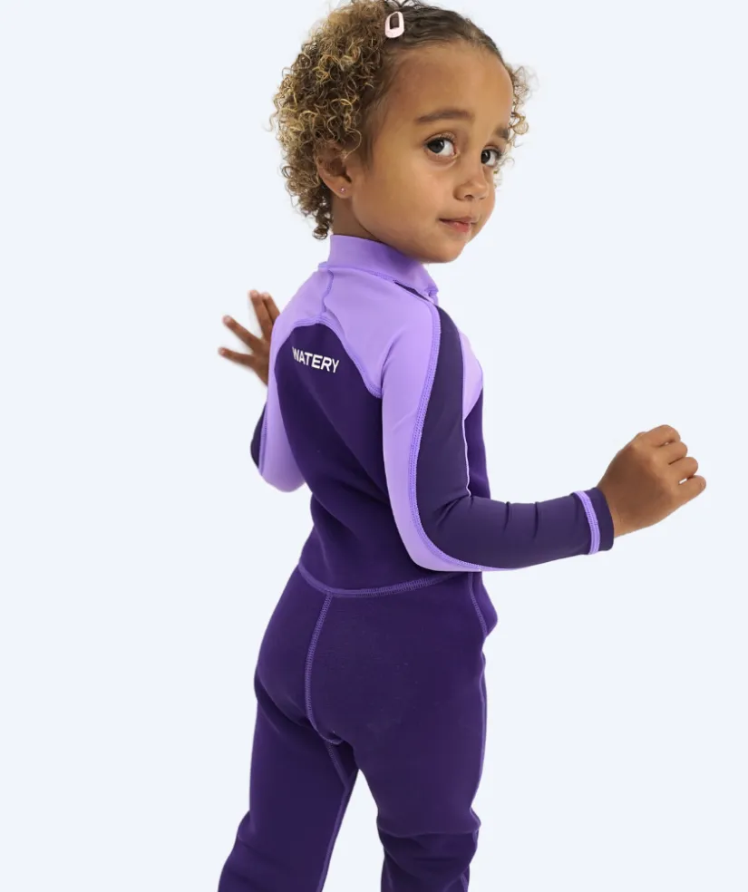 Watery UV våddragt til børn - Calypso Full-Body - Lilla