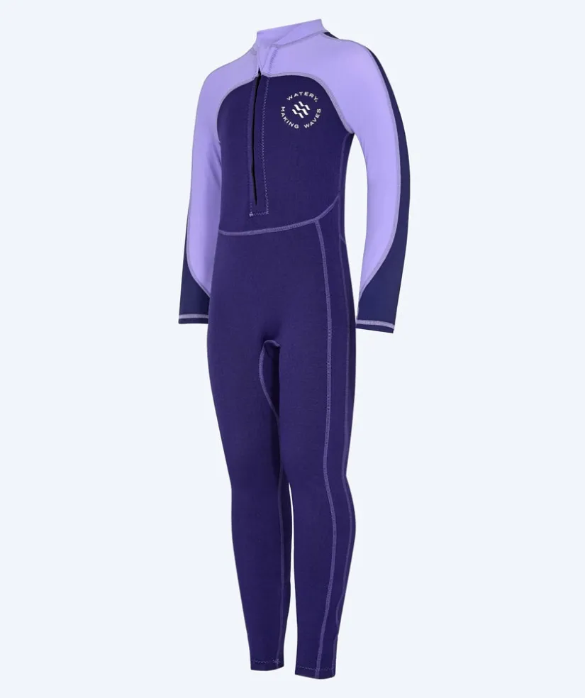 Watery UV våddragt til børn - Calypso Full-Body - Lilla