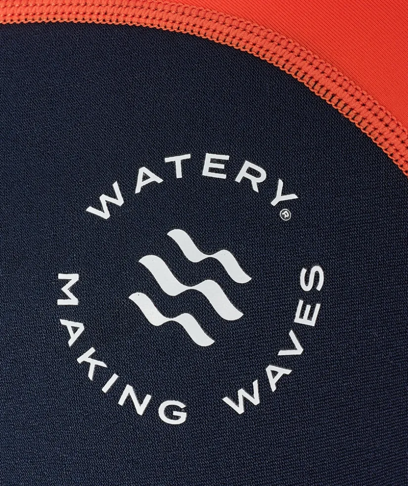 Sale Watery UV våddragt til børn - Calypso Full-Body - Orange/blå