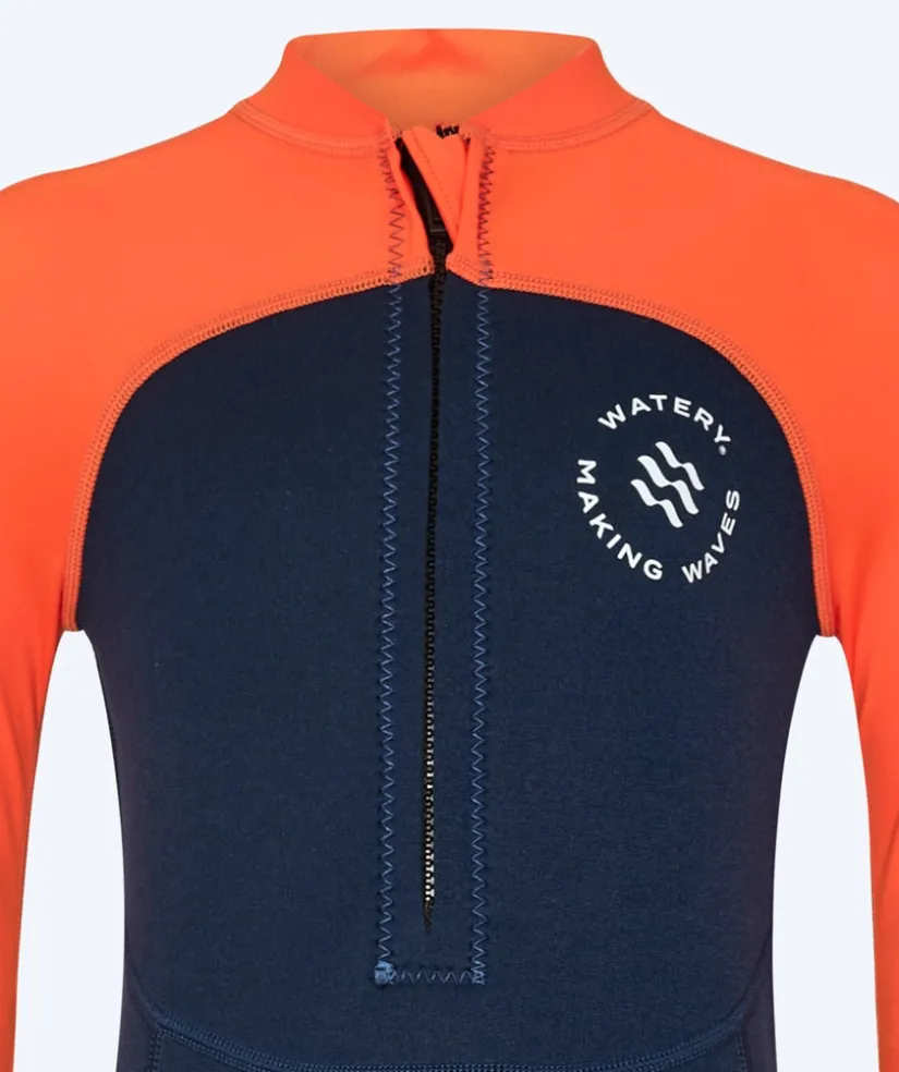 Sale Watery UV våddragt til børn - Calypso Full-Body - Orange/blå