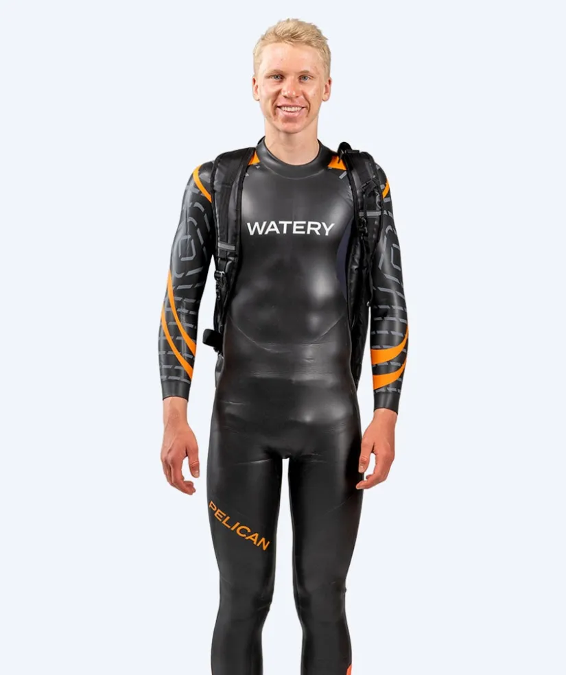 Clearance Watery vandtæt duffle taske - Swim 50L - Sort