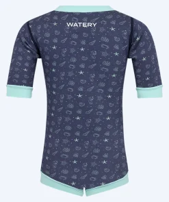 Clearance Watery våddragt til baby - Baia Full-Body - Atlantic Turquoise