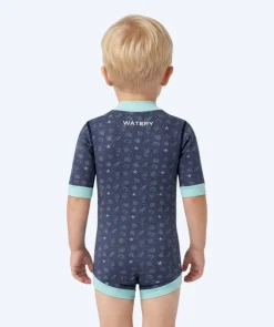 Clearance Watery våddragt til baby - Baia Full-Body - Atlantic Turquoise