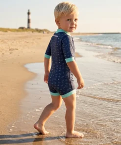 Clearance Watery våddragt til baby - Baia Full-Body - Atlantic Turquoise