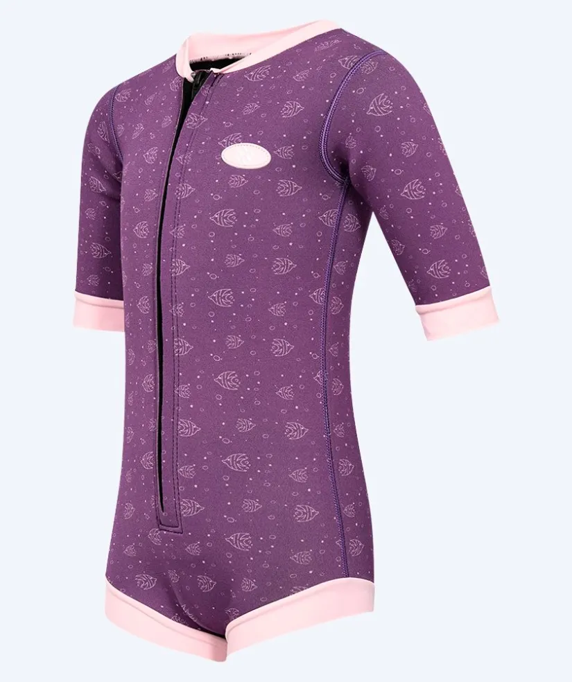 Watery våddragt til baby - Baia Full-Body - Atlantic Purple