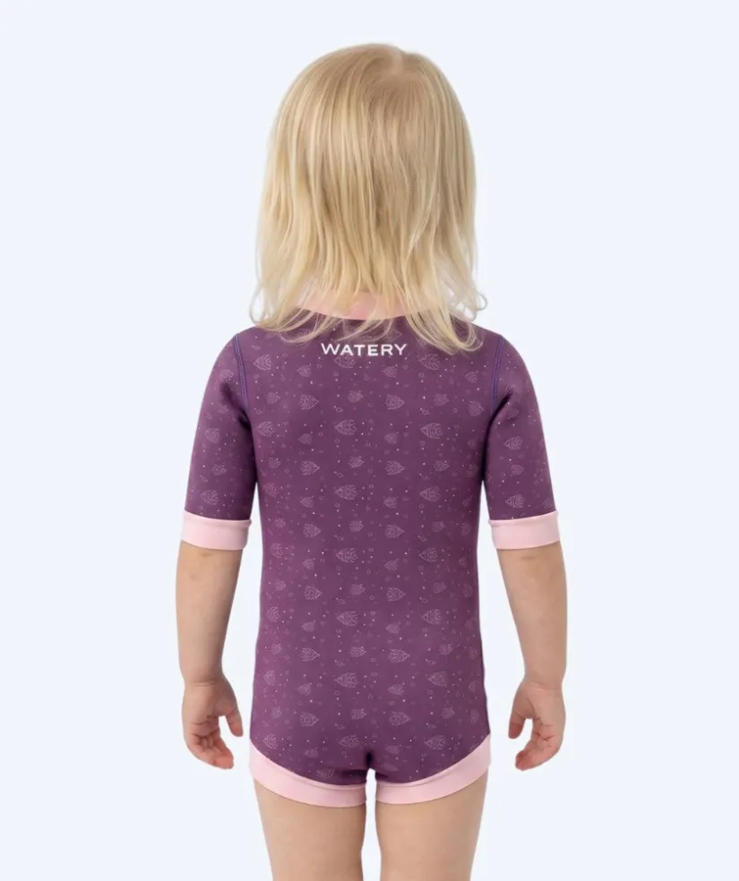 Watery våddragt til baby - Baia Full-Body - Atlantic Purple