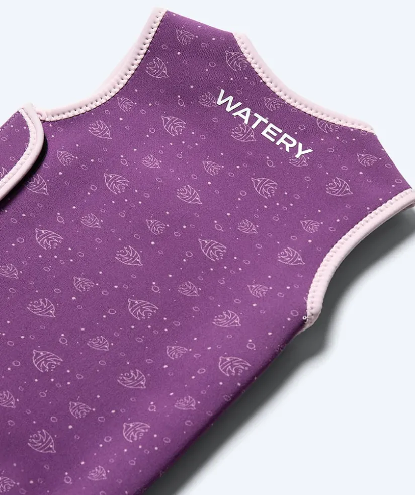 Watery våddragt til baby - Baia Wrap - Atlantic Purple