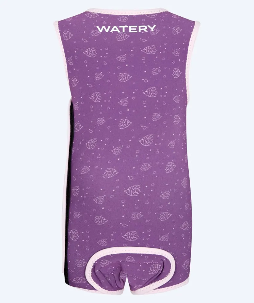 Watery våddragt til baby - Baia Wrap - Atlantic Purple