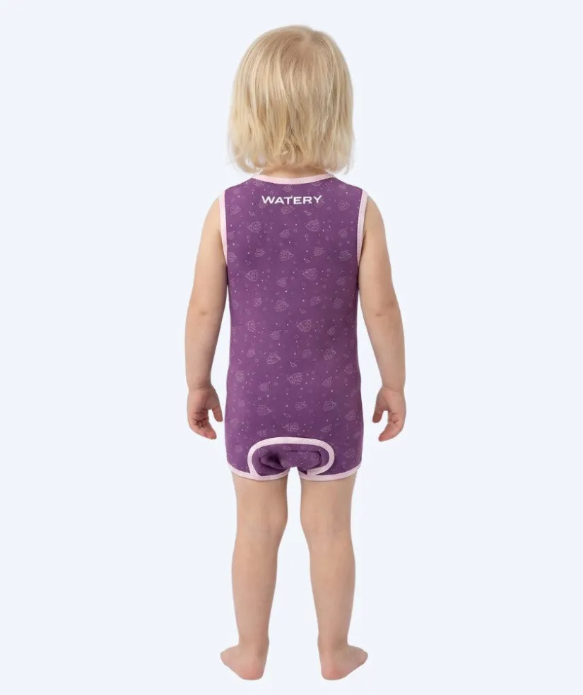 Watery våddragt til baby - Baia Wrap - Atlantic Purple